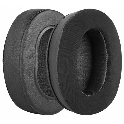 Foto - Náhradné náušníky pre slúchadlá Turtle Beach Stealth 300, 400, 420X, 450, 500, 500P, 500X, 420, 600 a 700 - Čierne, neoprénové kožené