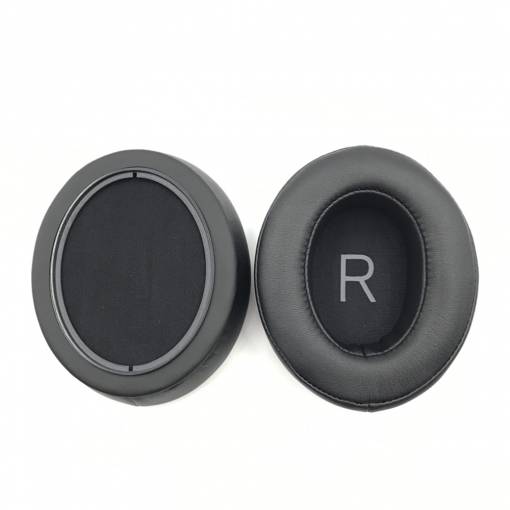 Foto - Náhradné náušníky pre slúchadlá Sennheiser Momentum 3.0 - Čierne, kožené
