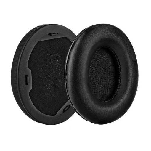 Foto - Náhradné náušníky pre slúchadlá Beats Dr. Dre Studio 1.0 - Čierne, kožené