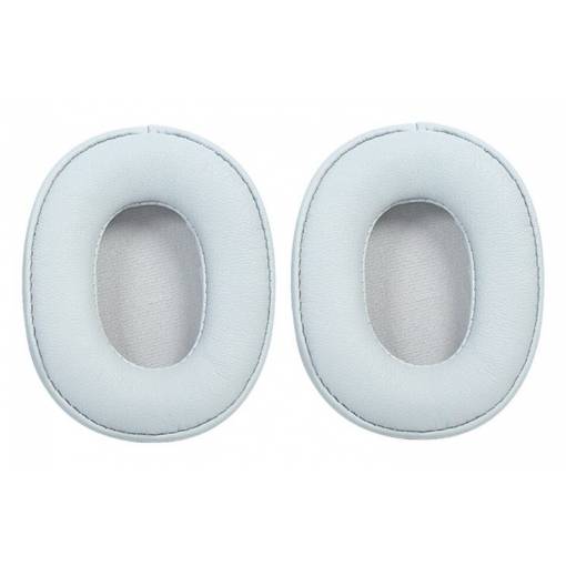Foto - Náhradné náušníky pre slúchadlá Audio Technica ATH-SR5, SR5BT, MSR5 - Sivé, kožené