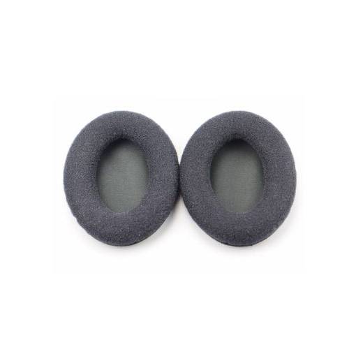 Foto - Náhradné náušníky pre slúchadlá Sennheiser HD418, 419, 428, 429, 439, 438, 448, 449 - Čierne, textilné