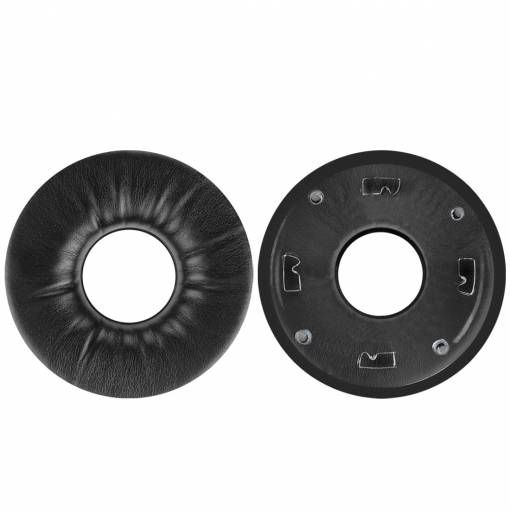Foto - Náhradné náušníky pre slúchadlá AKG K121, K121 Studio, K141 MKII, K142 HD - Čierne, kožené