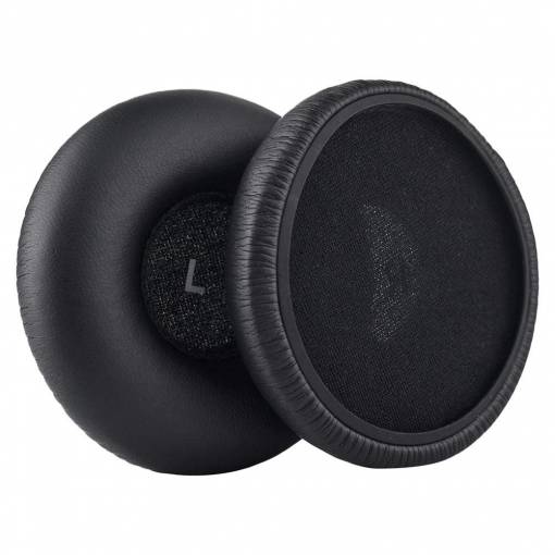 Foto - Náhradné náušníky pre slúchadlá AKG Y50, Y50BT, Y55 - Čierne, kožené