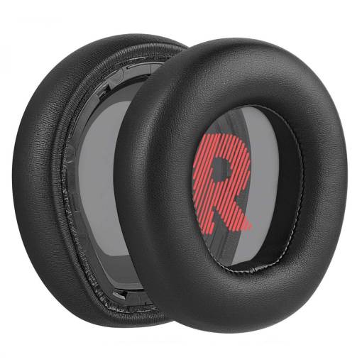 Foto - Náhradné náušníky pre slúchadlá JBL Quantum 600 - Čierne, kožené