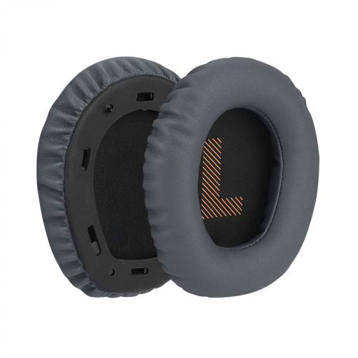 Foto - Náhradné náušníky pre slúchadlá JBL Quantum 100 - Tmavo sivé, kožené