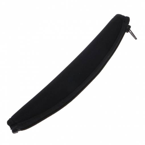 Foto - Hlavový most na zips pre slúchadlá Bose QuietComfort 2, 15, 25, 35 - Čierný, látkový