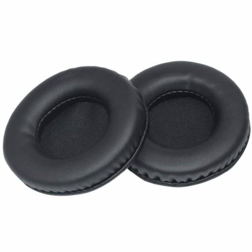 Foto - Náhradné náušníky pre slúchadlá SkullCandy Hesh 1.0 a 2.0 - Čierne, kožené
