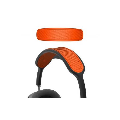 Foto - Hlavový most pre slúchadlá Apple AirPods Max - Oranžový, silikónový