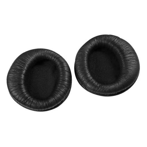 Foto - Náhradné náušníky pre slúchadlá Sony MDR-RF985RK, RF970RK, RF960R, RF925RK, RF860RK, RF6500 a DS6500 - Lesklé čierne, kožené