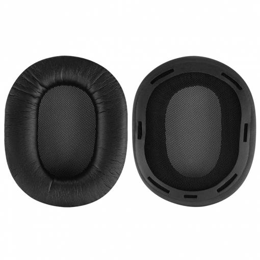 Foto - Náhradné náušníky pre slúchadlá Sony MDR-1R, MDR-1RMK2 - Čierne, kožené
