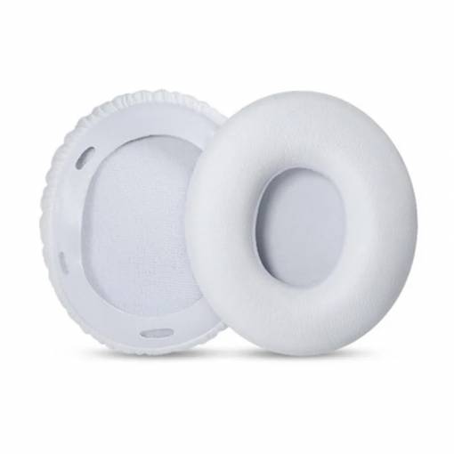 Foto - Náhradné náušníky pre slúchadlá Sony MDR-10RC - Biele, kožené