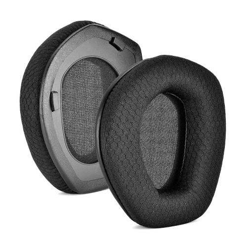 Foto - Náhradné náušníky pre slúchadlá Sennheiser HDR165, 175, 185, 195 a RS165, 175, 185, 195 - Čierne, textilné