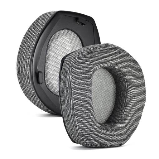 Foto - Náhradné náušníky pre slúchadlá Sennheiser HDR165, 175, 185, 195 a RS165, 175, 185, 195 - Šedé, ľanové
