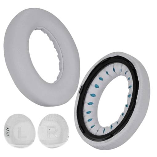 Foto - Náhradné náušníky pre slúchadlá Bose 700 a NC700 - Sivé, kožené