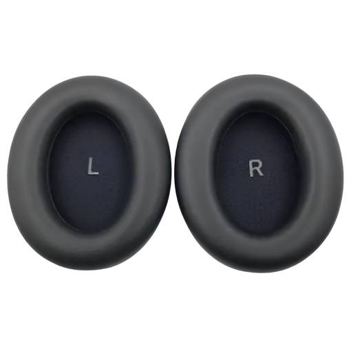 Foto - Náhradné náušníky pre slúchadlá Sennheiser Momentum 4.0 - Čierne, kožené