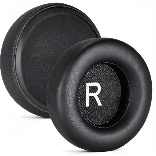 Foto - Náhradné náušníky pre slúchadlá Beyerdynamic MMX100 a MMX150 - Čierne, kožené