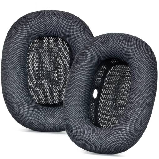 Foto - Náhradné náušníky pre slúchadlá Apple AirPods Max 2 - Čierné, tkanina