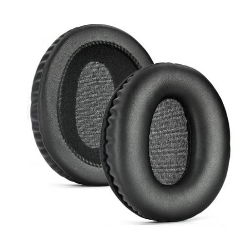 Foto - Náhradné náušníky pre slúchadlá Audiotechnica ANC500BT - Čierne, kožené