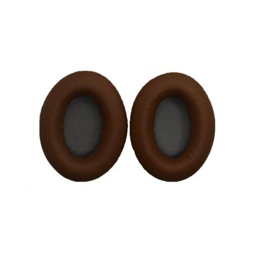 Foto - Náhradné kožené náušníky pre slúchadlá Bose QuietComfort 2, 15, 25 a 35 - Čierne s modrým vnútrom
