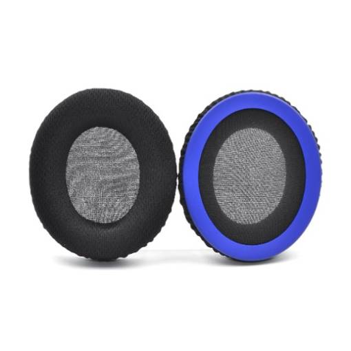 Foto - Náhradné náušníky pre slúchadlá Kingston HyperX Stinger Core - Čierno modré, látkové