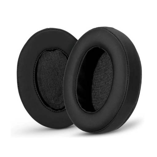 Foto - Náhradné náušníky pre slúchadlá Pioneer SE-M521, SE-M531, SE-M555V - Kožené, čierne