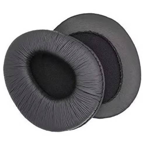 Foto - Náhradné náušníky pre slúchadlá Sony MDR-CD350 - čierne, kožené