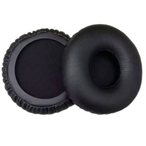 Foto - Náhradné náušníky pre slúchadlá JBL E35, E45, E45BT - Sivé, kožené