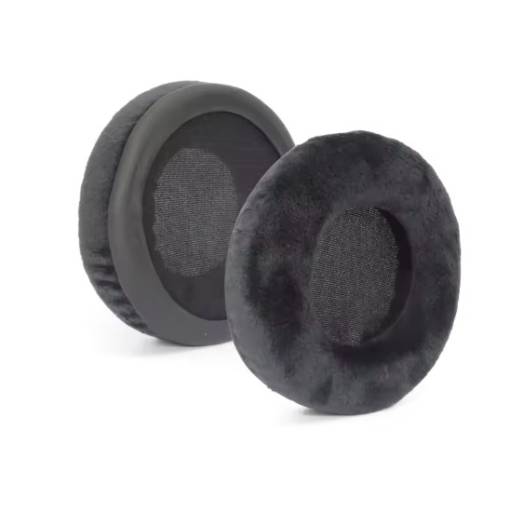 Foto - Náhradné náušníky pre slúchadlá JBL E35, E45, E45BT - Sivé, kožené