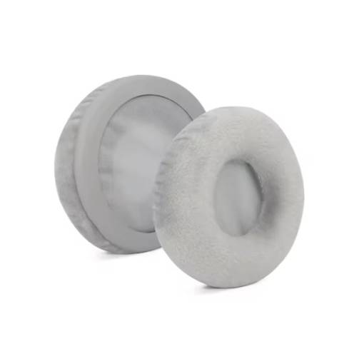 Foto - Náhradné náušníky pre slúchadlá JBL E35, E45, E45BT - Sivé, kožené