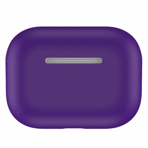 Foto - Silikónový obal pre Airpods Pro - Tmavo fialová
