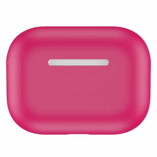 Foto - Silikónový obal pre Airpods Pro - Tmavo ružová