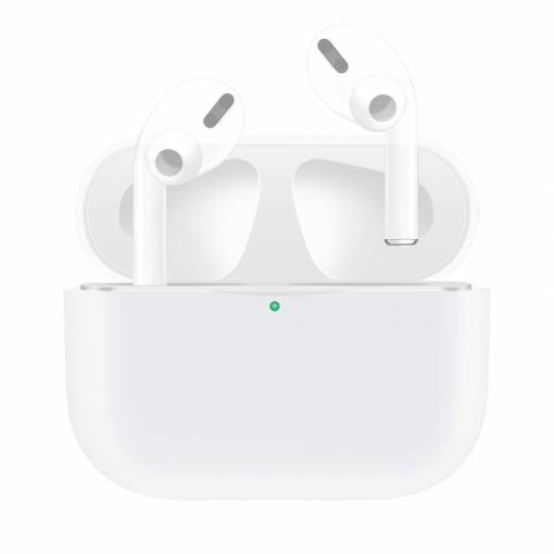 Foto - Silikónový obal pre Airpods Pro - Biela