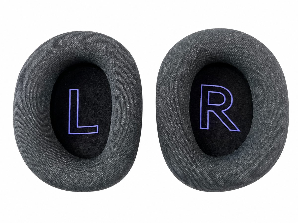 E-shop Náhradné náušníky pre slúchadlá Logitech G522 - čierne, kožené